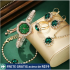 Conjunto Colar + Brinco + Pulseira + Anel Festa Clássico