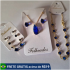 LT Mulher Colar De Cristal Folheado A Ouro 18K Pulseira Anel Brincos Tassel Conjunto De Jóias