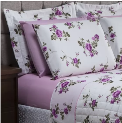 Jogo de cama LENÇOL 400 FIOS CASAL QUEEN ESTAMPADO 4 PEÇAS – ESTAMPAS SORTIDAS – STUDIO CASA