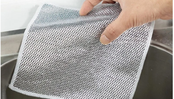 10 Pcs Pano De Limpeza De Arame Metálico Malha Não Oleosa Fogão De Cozinha Prato & Panelas