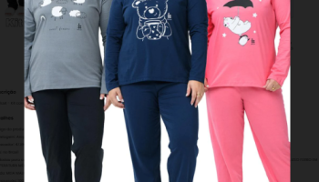 Be Blast – Kit com 3 Pijamas Inverno Plus Size Multicores
