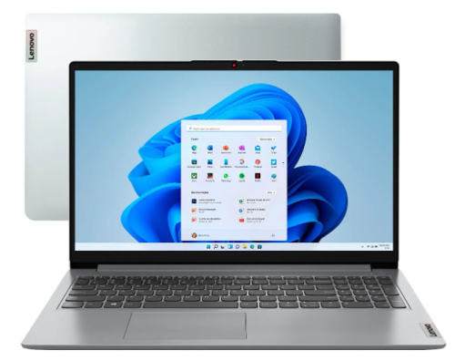 Notebook Lenovo IdeaPad 1i Intel Core i5 – 8GB RAM SSD 512GB Windows 11 15,6” 15IAU7