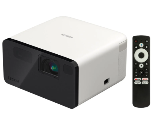 Projetor Laser Smart EpiqVision EF-21W Smart Streaming Resolução 1920×1080 Alto-falante integrado Wi-Fi e Bluetooth USB HDMI Branco