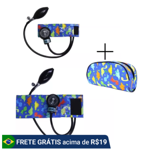 Kit Aparelho De Pressão Lúdico Tamanho Rn + Infantil Bic
