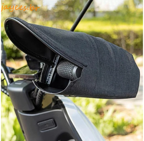 JAYEES Moto Guiador Muffs Verão À Prova Dwaterproof Água E-Bike Lidar Com Barra Capa De Mão Protetor Solar Luvas Do