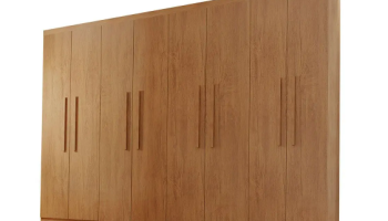 Guarda Roupa Casal Hera MDF 8 Portas e 4 Gavetas Rufato