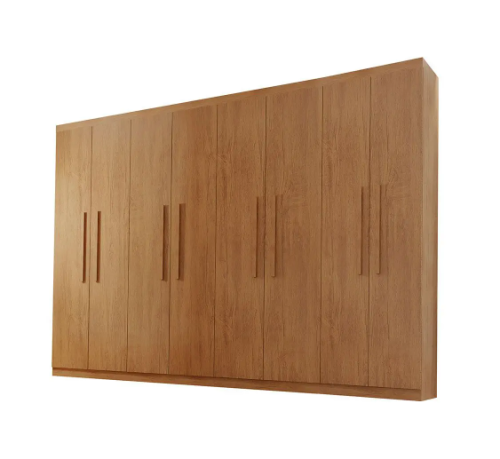 Guarda Roupa Casal Hera MDF 8 Portas e 4 Gavetas Rufato