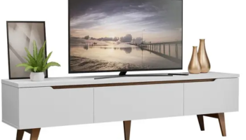 Rack para TV até 75 Polegadas Madesa Reims 2 Portas 1 Gaveta