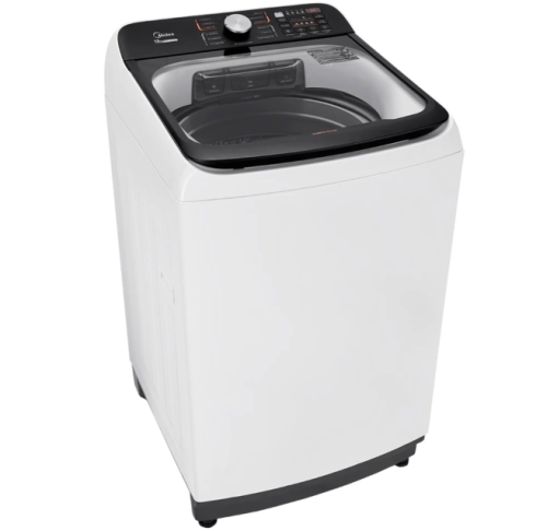 Máquina de Lavar Midea Wave Agitador 13kg Automática Cesto Inox – Branco – 220 Volts