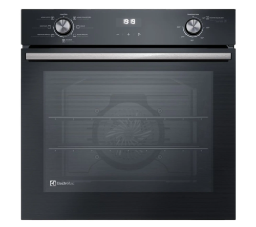 Forno Elétrico de Embutir 80L Electrolux Efficient com PerfectCook 360 OE8EH – Preto – 220 Volts