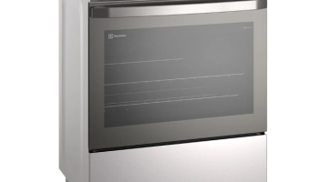 Fogão Electrolux 5 Bocas Efficient Automático Mesa Inox Forno 108,9L FE5IC – Prata – Bivolt