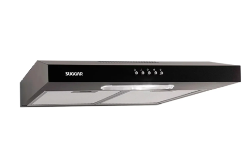 Depurador de Ar Suggar Slim 60cm 4 Bocas 3 Velocidades – Preto – 110 Volts