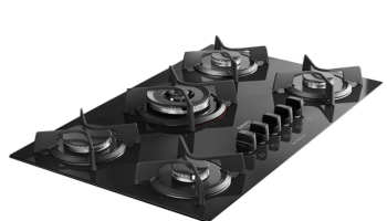 Cooktop Dako Supreme 5 Bocas Superautomático Mesa de Vidro Mega Chama – Preto – Bivolt