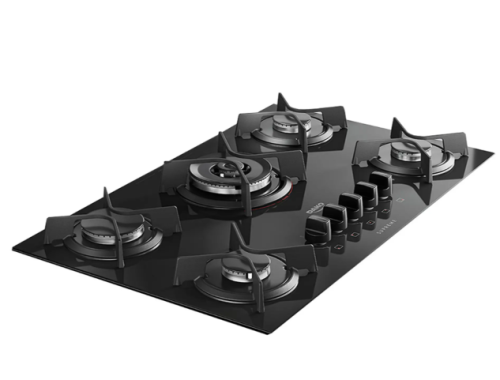 Cooktop Dako Supreme 5 Bocas Superautomático Mesa de Vidro Mega Chama – Preto – Bivolt