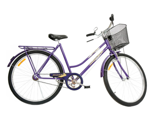 Bicicleta Aro 26 Monark Tropical Freio Varão em Aço Carbono – Roxo
