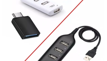 Hub Usb Otg Tipo C 4 Portas Usb 2.0 Adaptador De Teclado Mouse Para Celular Pen Drive Kit Mobilador Game