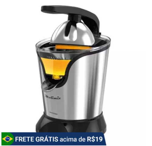 Extrator Elétrico de suco MOLIMIX – Centrífuga de Suco – 300W – 450ML – 220V- Espremedor elétrico de frutas
