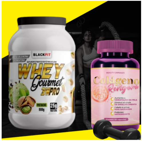 KIT WHEY + COLÁGENO – BELEZA NATURAL