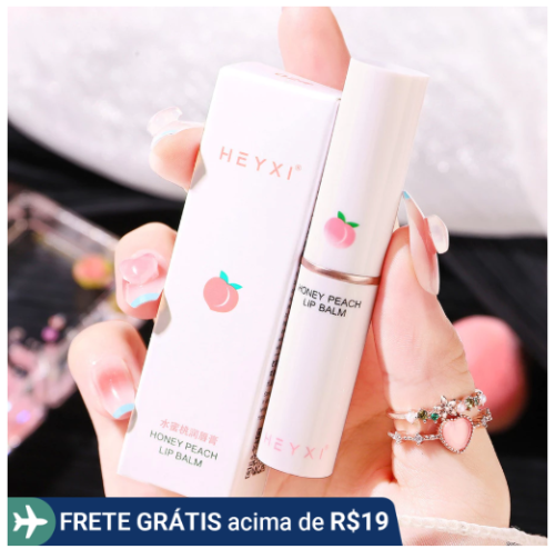 Bálsamo labial pêssego mudança de temperatura batom hidratante hidratante duradouro máscara labial de estudante