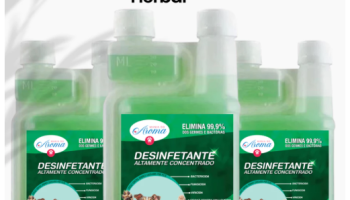 Desinfetante Herbal Pet Concentrado Eliminador Odor Bactericida Quaternario Amonia +15 1L