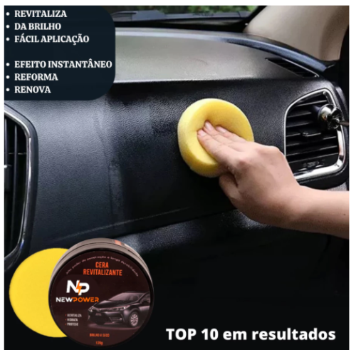 Revitalizador Cera de Plásticos NewPower Renova Parachoque o melhor e Envio Rápido Garantido