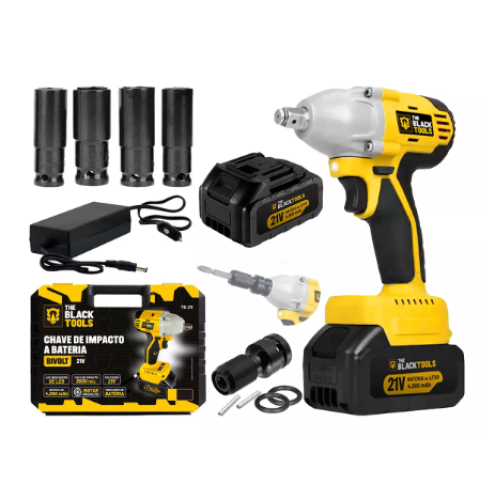 Chave De Impacto A Bateria 21v 127/220V Tb-21i The Black Tools