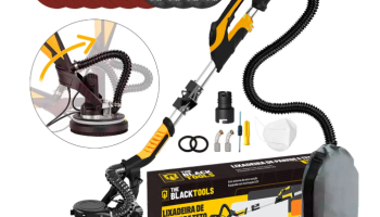 Lixadeira Profissional Parede E Teto Led 750w Com Aspiração