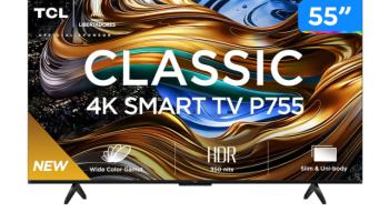 Smart TV 55” LED TCL 55P755 Wi-Fi Bluetooth – 3 HDMI 1 USB