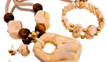 Kit Colar Corda Náutica Pulseiras Brinco Moda Boho Artesanal