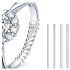 Conjunto Colar E Brinco Strass Noivas Festa Casamento Luxo Cor Prateado