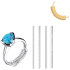 Conjunto Colar E Brinco Strass Noivas Festa Casamento Luxo Cor Prateado