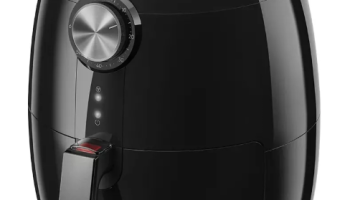 Air fryer Fritadeira Sem Óleo Elétrica Electrolux 3,2L Total Cesto Removível Com Timer 1400W EAF15 Efficient Por Rita Lobo Preta