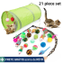 Arranhador Redondo Para Gatos Relax Com Bolinha E Carpete Interativo