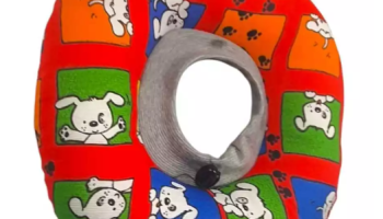 Colar Elizabetano Ajustável Macio Cães Gatos P ao GG