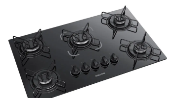 Cooktop 5 Bocas Itatiaia Essencial Preto Bivolt