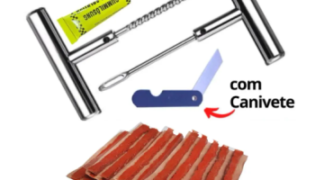 Jogo ferramentas reparo pneu reforçada 25 Refil Macarrao – IDEA