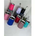 COPO CUIA TEMICA DE INOX PARA TERERE, CHIMARRÃO ENTRE OUTRAS BEBIDAS, PAREDE DUPLA 240ML, COM BOMBA/CANUDO *SEM LOGO*
