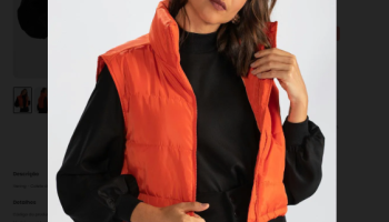 Hering – Colete de Tactel Laranja