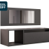 Suporte Micro-Ondas Forno Armário Aéreo 60cm 1 Prateleira Aura Z34 Grafite – Mpozenato