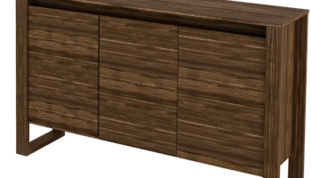 Balcão Para Escritório 3 Portas 1.3 ME4147 Nogal – Tecno Mobili