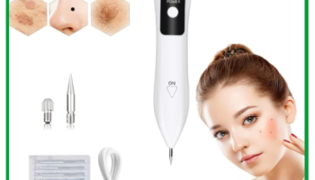 Caneta Plasma Profissional 9 Níveis: Beleza com LED Branco e Limpeza Estética