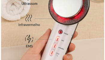 Massageador anti envelhecimento rugas beleza Aparelho Portátil Fisioterapia Ultrassom Tens Infravermelho Profissional