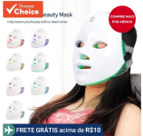 7 Cores Led Máscara Fóton Terapia Para Cuidados Com A Pele Endurecimento Anti-Envelhecimento Beleza Facial Ferramentas D