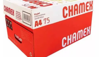 Papel Sulfite A4 Chamex 75g Caixa Atacado 500 Folhas 10 Pct