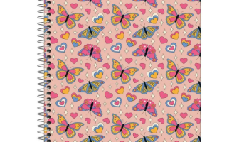 Caderno Pequeno 1/4 Espiral Pepper 80 Folhas TILIBRA