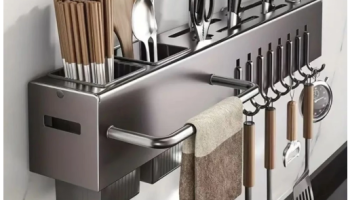 Suporte Para Armazenamento De Facas Ganchos Talheres Utensílios De Cozinha