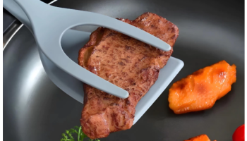 Kit ATÉ 3 Espatula De Nylon Multiuso Com Pegador Para Ovos Bife Panqueca Tapioca