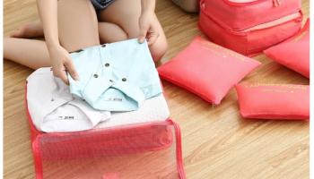 Organizador de Mala de Bagagem Viagem kit 6 peças bolsa 6-17