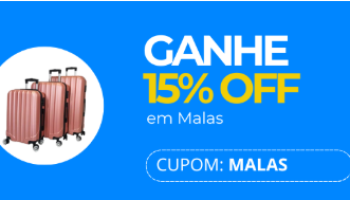 Magazine Luiza – 15% OFF em malas