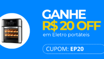 Magazine Luiza – 20% OFF em Eletroportáteis
